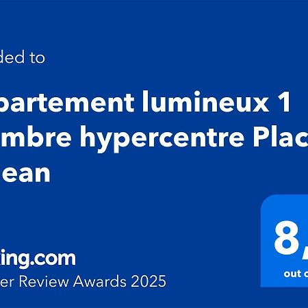 Appartement Lumineux 1 Chambre Hypercentre Place St Jean فالنسيا المظهر الخارجي الصورة