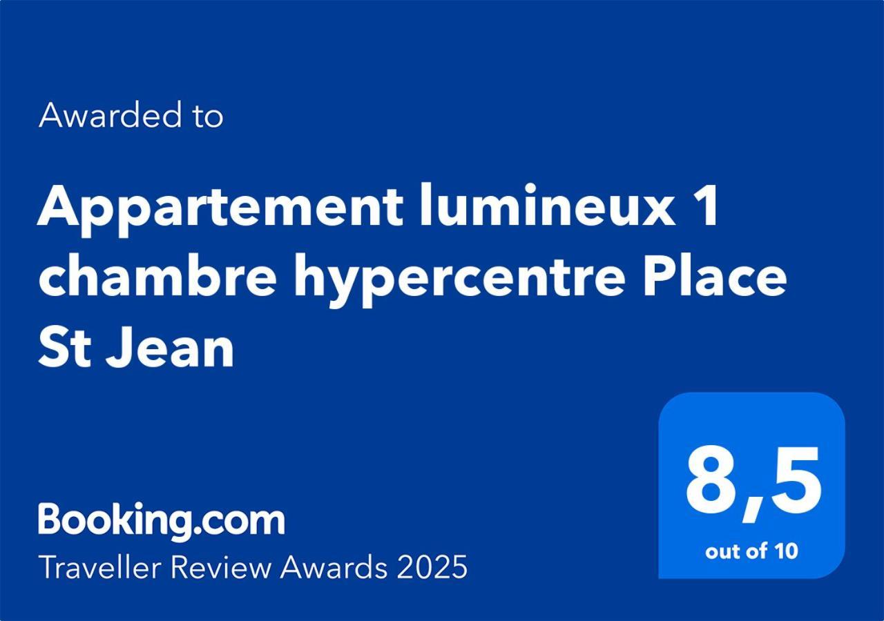 Appartement Lumineux 1 Chambre Hypercentre Place St Jean فالنسيا المظهر الخارجي الصورة
